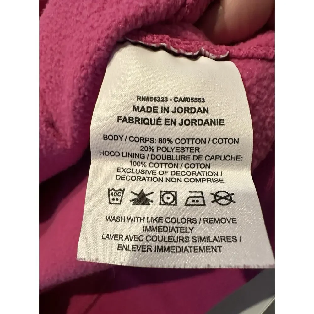 Nike Sportswear Womens Size Med Pink Fireberry Lightweight Hoodie Spring Easter